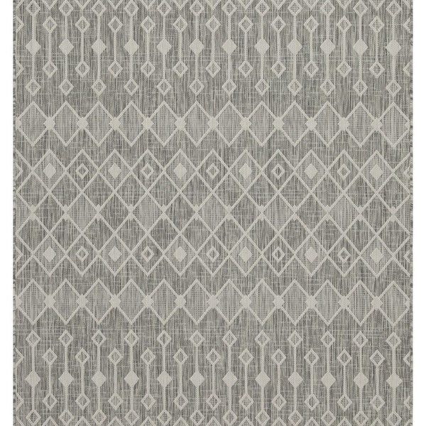 Sunshine - 5'3" X 7'3" Indoor & Outdoor Area Rug Polypropylene - Silver