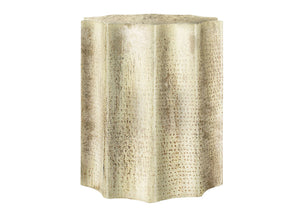 Drum Accent Side Table, Stylish Scalloped Design - Best Buy Furniture