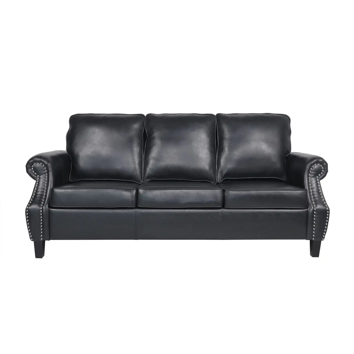 Contemporary 3 Seater Sofa With Nailhead Trim - Best Buy Furniture