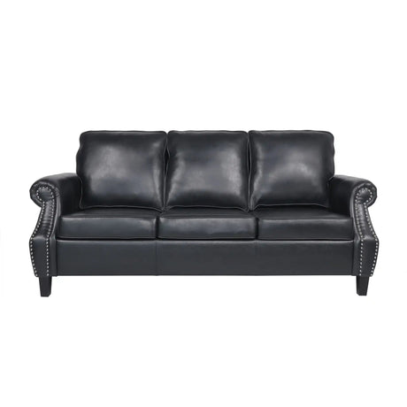 Contemporary 3 Seater Sofa With Nailhead Trim - Best Buy Furniture