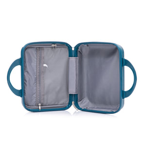 14"/20"/24"/28" 4-Piece PP Spinner Wheel Luggage Set with Cosmetic Case (Blue)