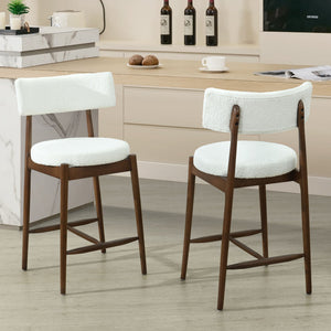 Mid Century Modern Counter Stools, Fabric Upholstered Chairs - Best Buy Furniture