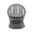 Modern Swivel Wicker Lounge Chair With Round Design - Best Buy Furniture