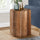 Drum Accent Side Table, Stylish Scalloped Design - Best Buy Furniture