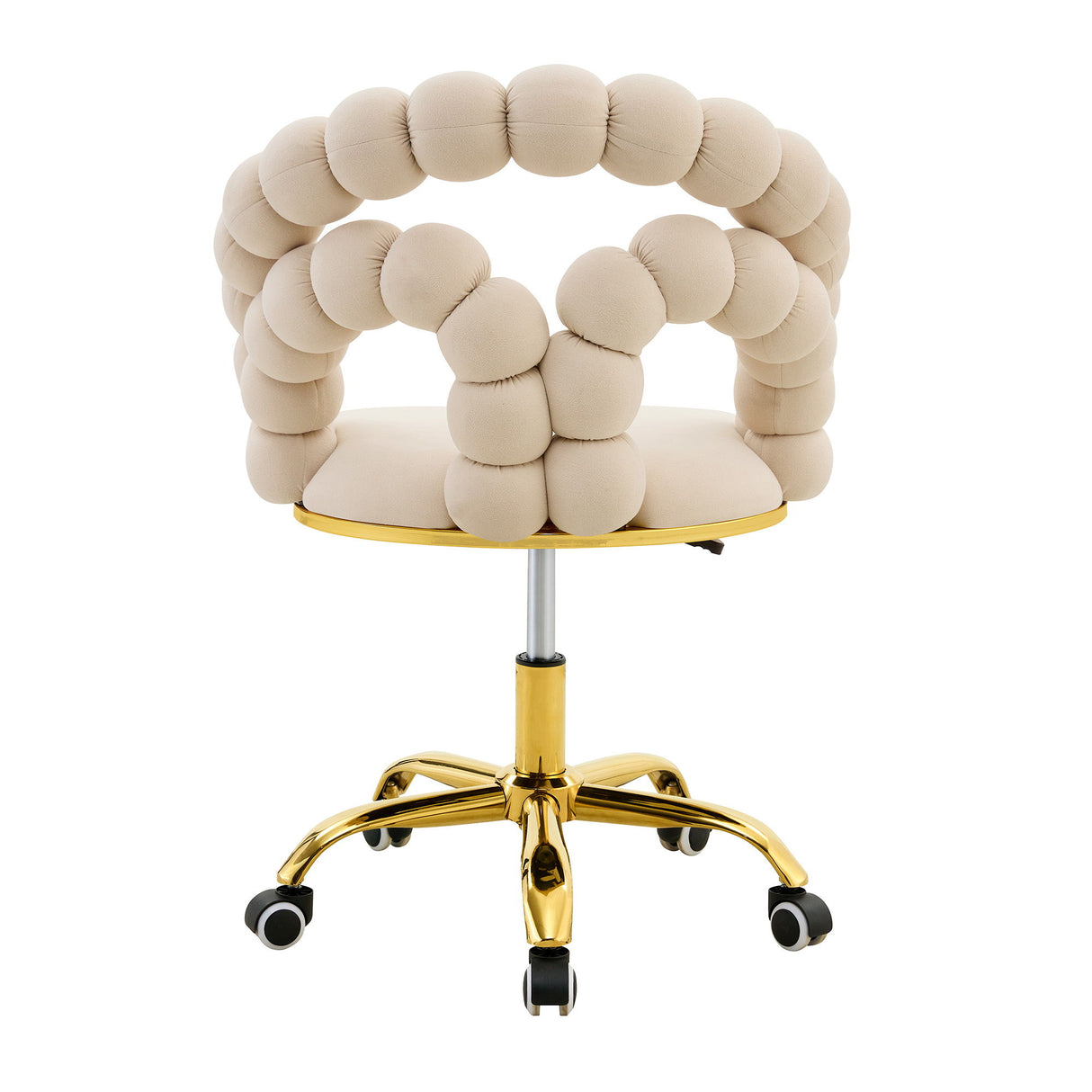 Puffy Bubble, Ball Chain Accent Chair With 5 Claw Casters