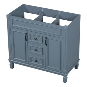 Bathroom Vanity Cabinet With 2 Soft Closing Doors And 2 Drawers