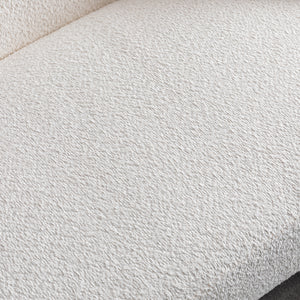 Minimalist Curved Sofa, 3 Seater