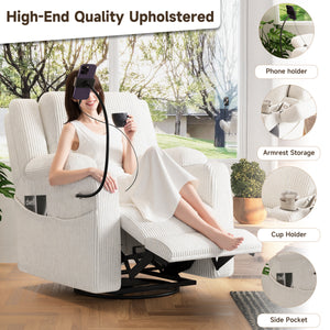 Electric Power Recliner Chair with Heat and Massage