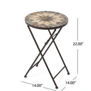 Silvester - End Table - Beige / Black - Best Buy Furniture