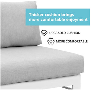 Outdoor Patio Set With All-Weather Thick Cushions
