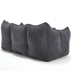 Comfortable Dual Beanbag Chair With High Resilience Foam Core For 2 People