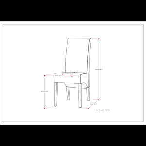 Avalon - Deluxe Parson, Dining Chair (Set of 2)