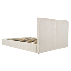 Double-Pillow Upholstered Bed Design