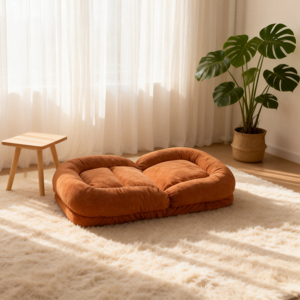 Egg Tart Lazy Sofa - Multi-Segment Folding