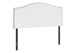 Queen Size, Bed Headboard Only, Upholstered, Transitional - White - Best Buy Furniture