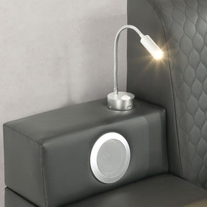 Zoya - Smart Multifunctional Bed, Built In Bluetooth Speakers, USB Charging