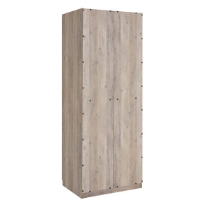 Lee - Free Standing Wardrobe Closet With Adjustable Shoe Shelves