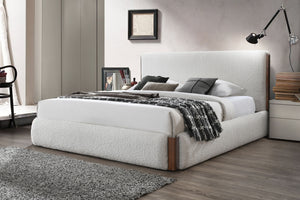 Sandro Bouclé Bench, 51-Inch, Beige