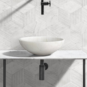 Bathroom Vessel Sink, Circular Design
