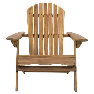 Folding Adirondack Chair Wooden Accent Furniture Lounge Chair