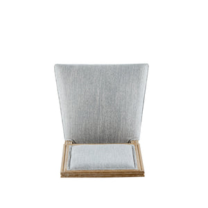 French Country Style Dining Chair With Upholstered Seating And Fluted Legs
