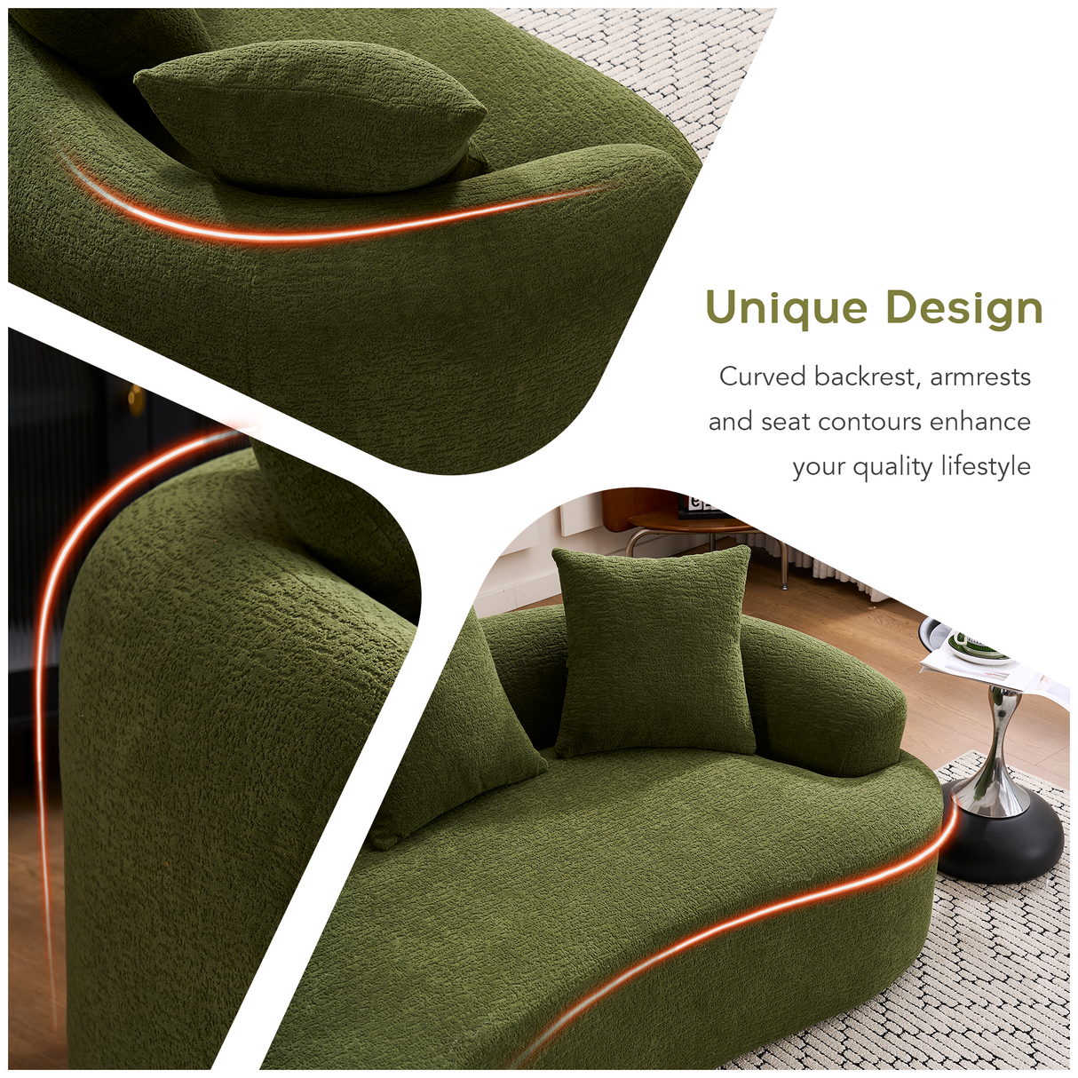 Compression Loveseat Sofa
