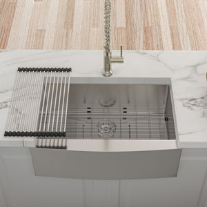 Farmhouse Kitchen Sink Stainless Steel Apron Front