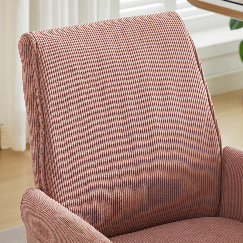 Mid-Back Liftable Office Chair in Light Pink