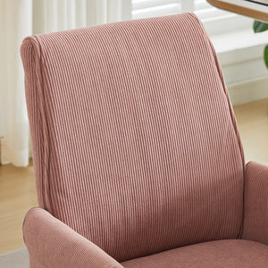 Mid-Back Liftable Office Chair in Light Pink