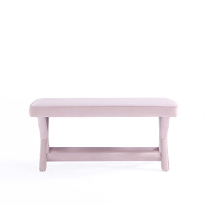 Abigail - Accent Bench With Piped Cushion