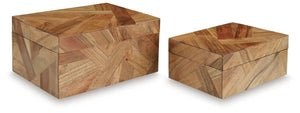 Antford - Box Set (Set of 2) - Brown - Best Buy Furniture