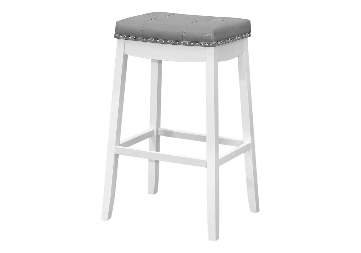 Comfortable Bar Stool, Bar Height, Saddle Seat, Transitional (Set of 2) - Best Buy Furniture