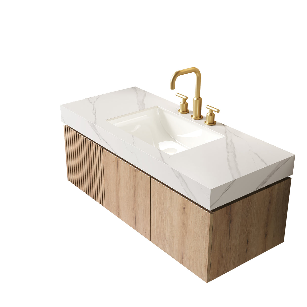 48" MURI Carrara Bathroom Vanity