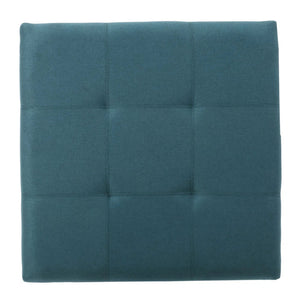 Tufted Square Storage Ottoman, Dark