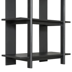 4-Tier Wooden Open Bookcase
