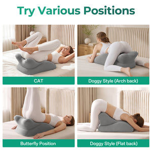 Ergonomic Memory Foam Support Pillow for Couples