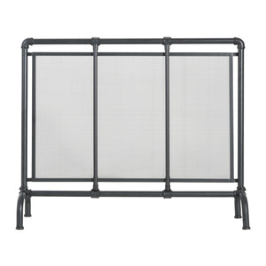 Celeste 1 Panel Iron Fireplace Screen 36" W x 29" H