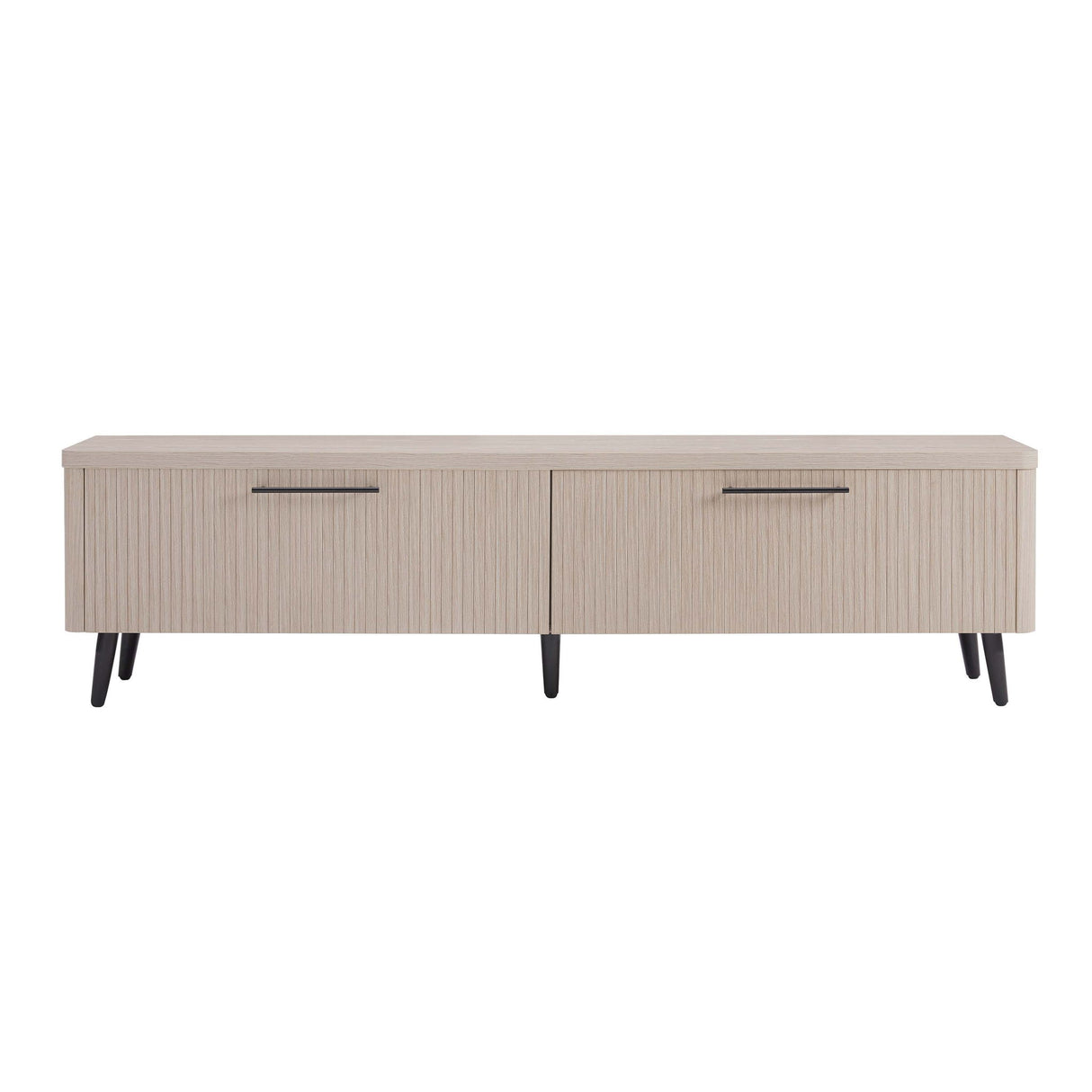 Jodie - Fluted TV Stand - Oak