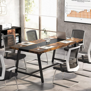 Modern Rectangular Conference Table For 6 - 8 People