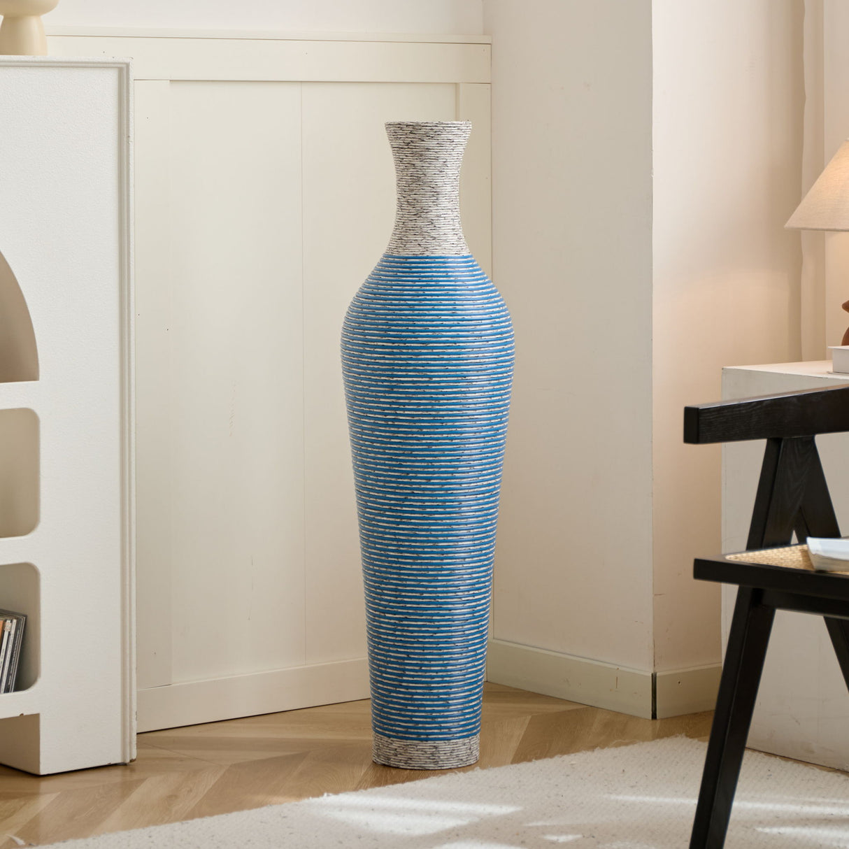 Classic And Neat Floor Vase, High Independent Flower Stand (Set of 3)
