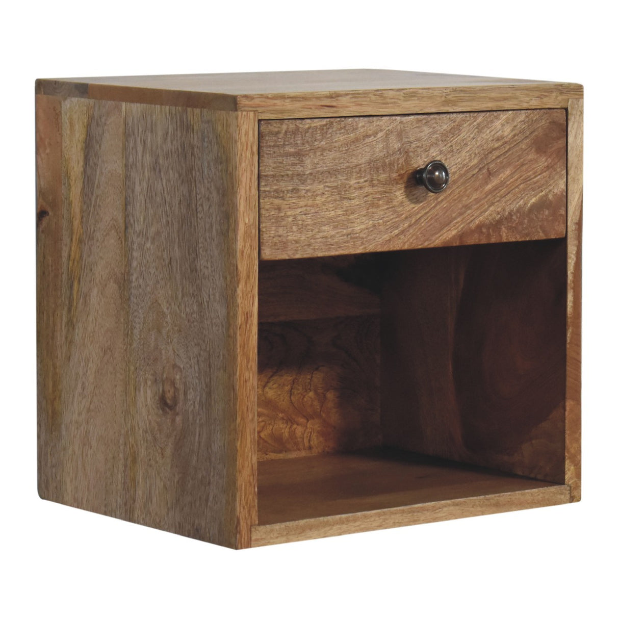 Solid Wood Floating Mini Classic Bedside Table