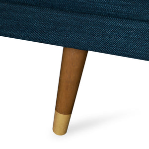 Aidan - Mid Century Modern Tufted Fabric Sofa