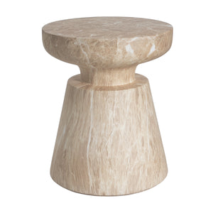 Outdoor Ponti Travertine Side Table