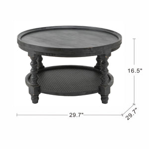 Round 2 Tiered Side Tabel, End Tabel For Lving Room Bedroom Entryway