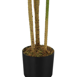51" Tall, Artificial Plant, Dracaena Tree, Indoor, Faux, Fake, Floor, Greenery, Potted, Real Touch, Decorative - Green / Black
