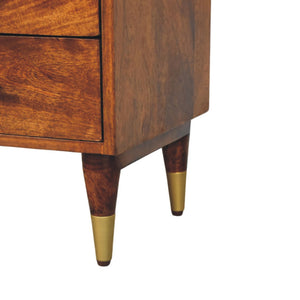 Artisan Furniture Solid Wood Camden Chestnut Bedside