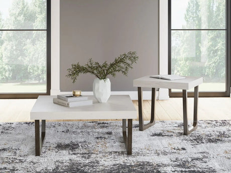 Westenfort - Occasional Table Set (Set of 2) - Espresso / Gray - Best Buy Furniture
