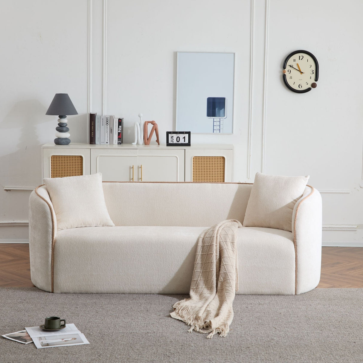 Coral - Curved Sofa, 3 Seater - Best Buy Furniture