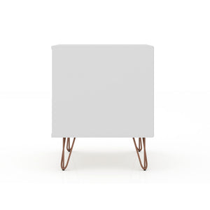 Rockefeller - Nightstand With 2 Drawers - White