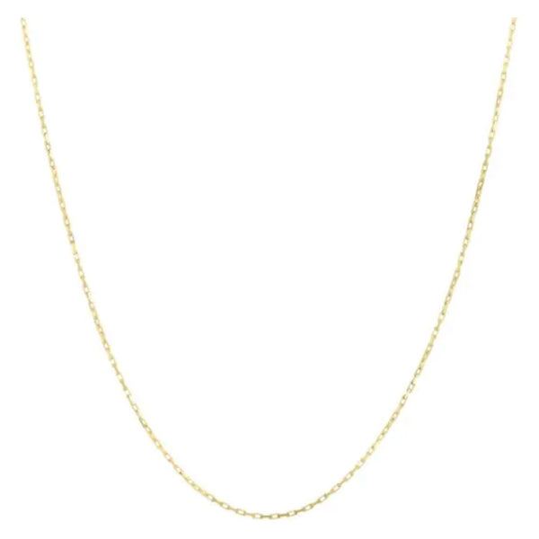 14k Yellow Gold French Cable Chain (1.30 mm)